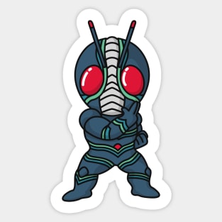 Kamen Rider J Chibi Style Kawaii Sticker